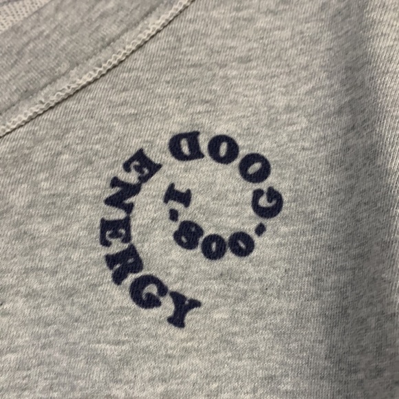 AERIE GREY V NECK PULLOVER GOOD ENERGY XS - Picture 2 of 6